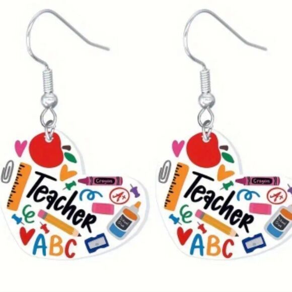 Hand crafted dangle earrings - Picture 2 of 8